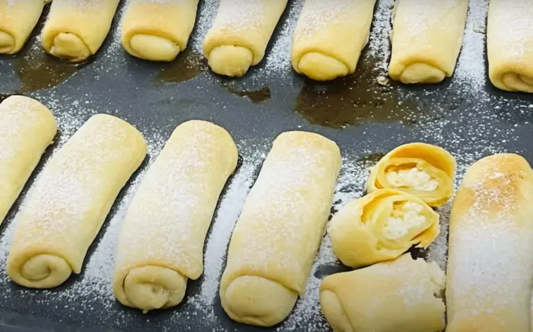 Desertas “Grietinėlės vamzdeliai”. Tešla turi tik 3 ingredientus: jų negalima nusipirkti parduotuvėje