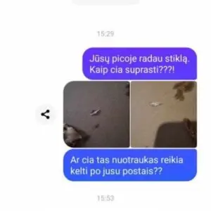 Šiurpinantį radinį picoje radusi klientė picerijos buvo išvadintas aferiste