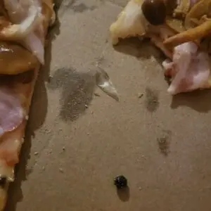 Šiurpinantį radinį picoje radusi klientė picerijos buvo išvadintas aferiste