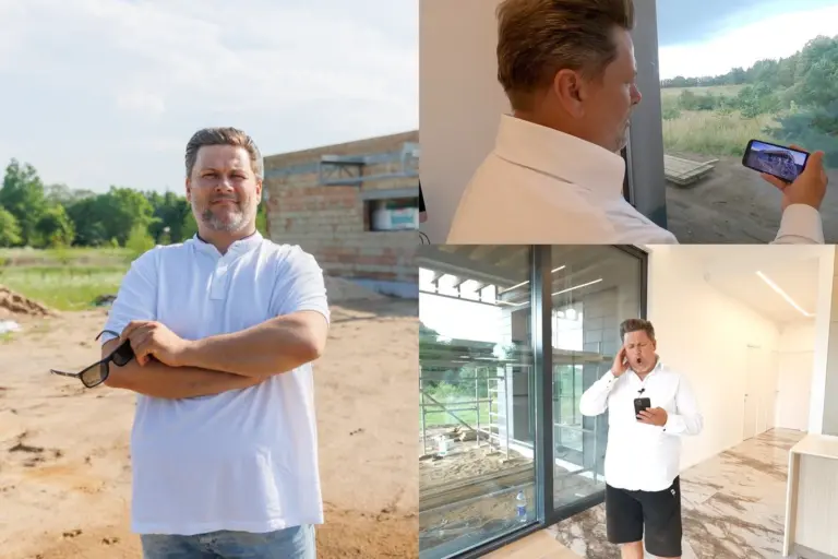 Statomo namo duris atvėręs M. Vitulskis prabilo apie nuvirtusias sienas: „Bemiegės naktys“