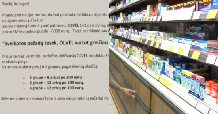 Vaistininkai guodžiasi, kaip yra verčiami pardavinėti žmonėms nebūtinas prekes: „Esame labai spaudžiami“