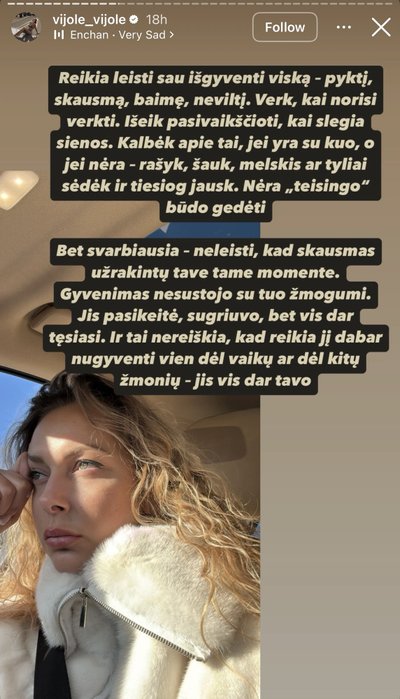 Vijolės Jočienės socialinių tinklų nuotr.