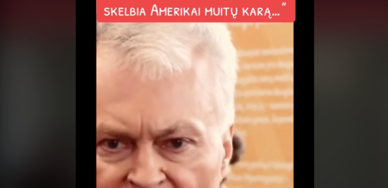 Gitanas Nausėda paskelbs karą Donaldui Trampui?