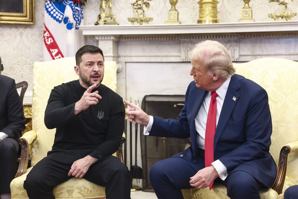 V. Zelenskis ir D. Trumpas (nuotr. SCANPIX)