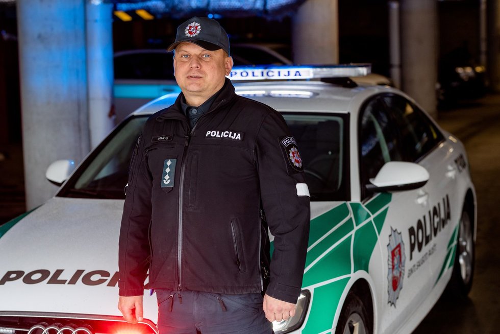 Lietuvos kelių policijos tarnybos vadovas Vytautas Grašys (Lukas Balandis/ BNS nuotr.)
