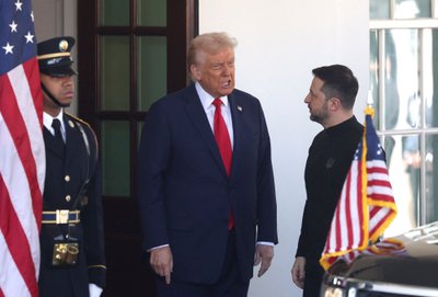 Donaldas Trumpas ir Volodymyras Zelenskis