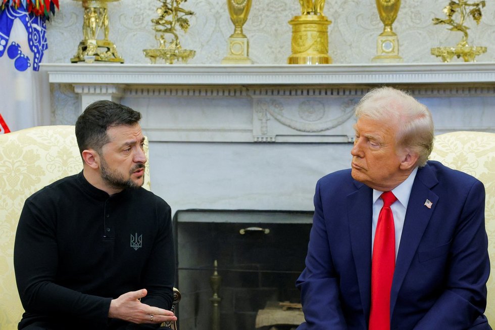 V. Zelenskis ir D. Trumpas (nuotr. SCANPIX)