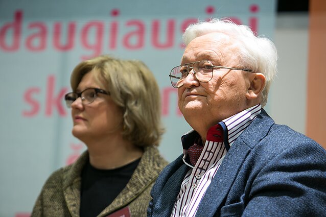 Algimantas Čekuolis ir Ieva Čekuolytė