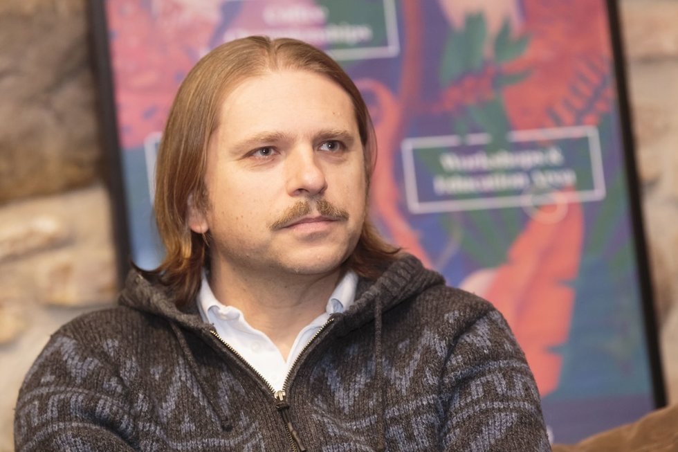 „Specialty Coffee Association“ (SCA) Lietuvos skyriaus įkūrėjas bei pirmasis vadovas Vytautas Kratulis. Gedimino Bartuškos (ELTA) nuotr.