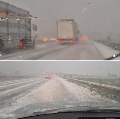 Kruša kelyje A5 Marijampolė-Kaunas