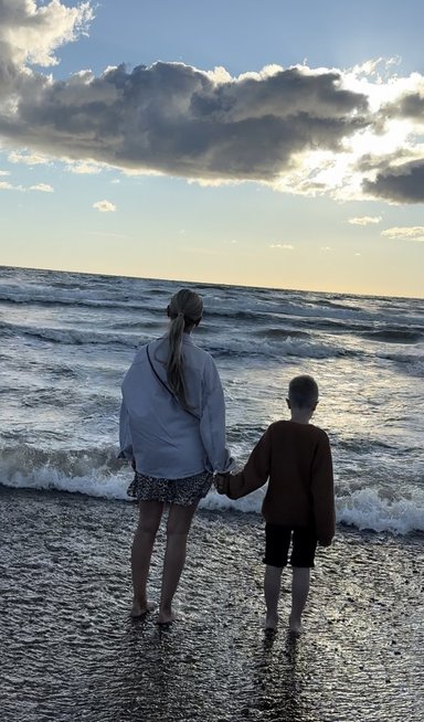 Katažina su vaikais pirmą kartą apsilankė autistiškoje stovykloje (nuotr. asm. archyvo)