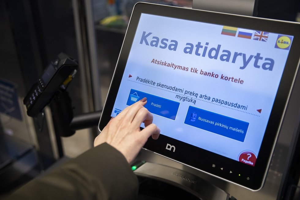 Lidl savitarnos kasos (bendrovės nuotr.)