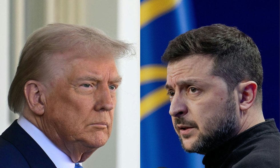 Donaldas Trumpas ir Volodymyras Zelenskis (nuotr. SCANPIX)