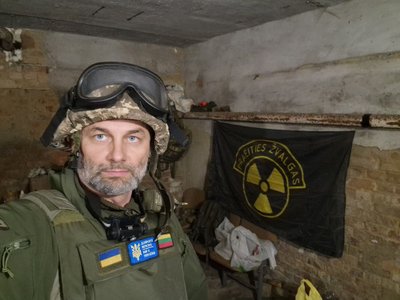 Šarūnas Jasiukevičius lankosi Ukrainoje