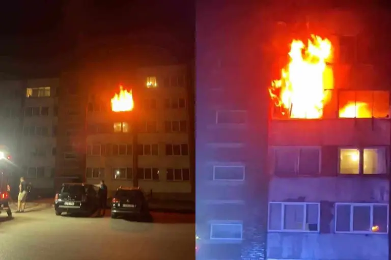 Radviliškyje liepsnose skendo daugiabutis