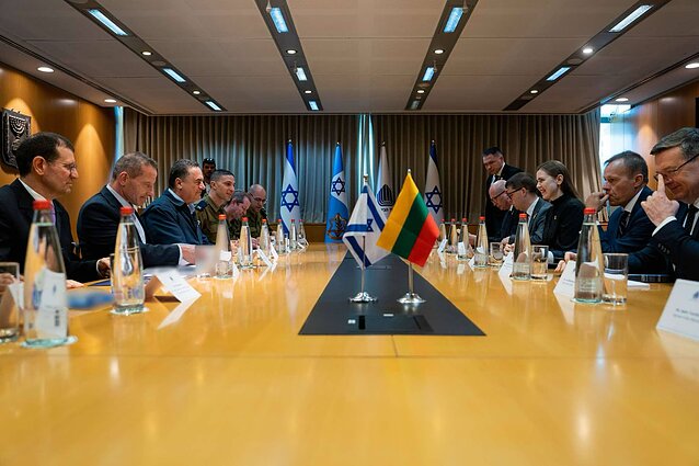 Israelio Katzo ir Dovilės Šakalienės susitikimas
