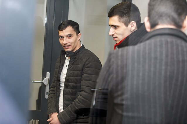 Leonas Bieliauskas (kairėje) ir Mantas Bieliauskas