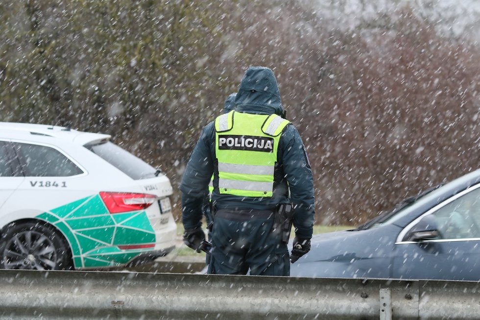 Policija (nuotr. Broniaus Jablonsko)