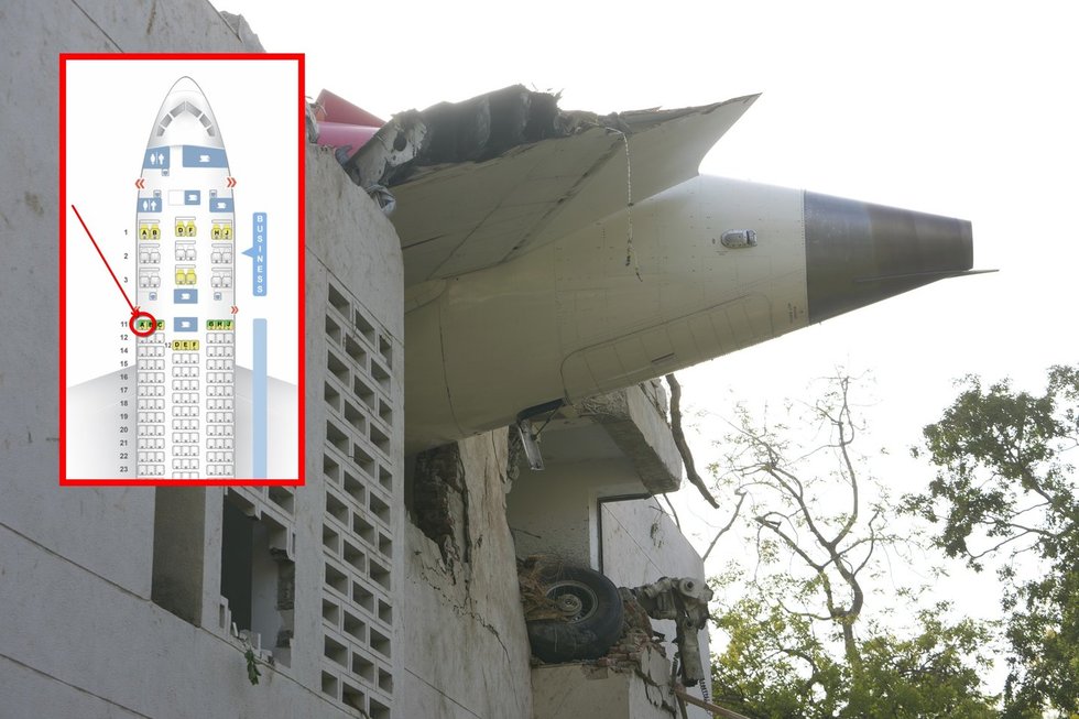 Išgyvenęs keleivis sėdėjo 11A vietoje (nuotr. Seat Guru) (nuotr. SCANPIX) tv3.lt fotomontažas