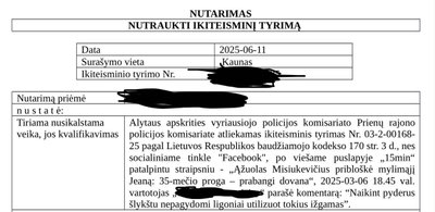 Nutrauktas ikiteisminis tyrimas