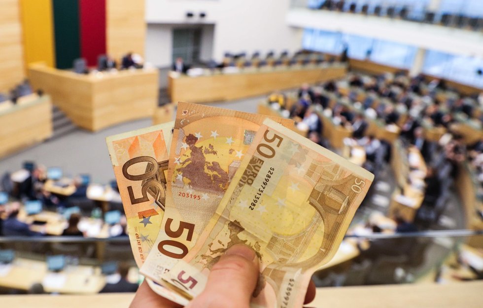 Seimas, mokesčiai, pinigai / Dainiaus Labučio (ELTA) nuotr.