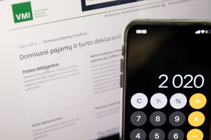 Pajamų deklaravimas BNS Foto