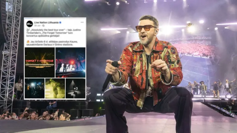 Justino Timberlake instagrame – nemaloni žinutė Lietuvai