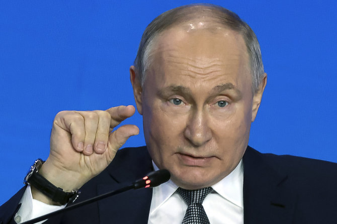 AP/„Scanpix“/Vladimiras Putinas