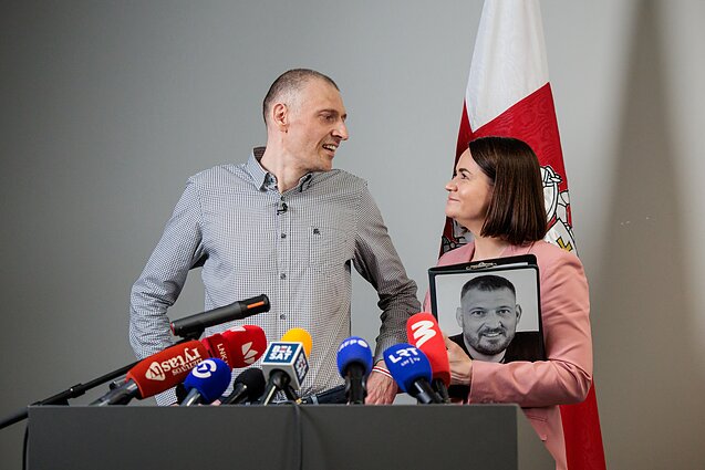 Siarhejus Cichanouskis ir Sviatlana Cichanouskaja