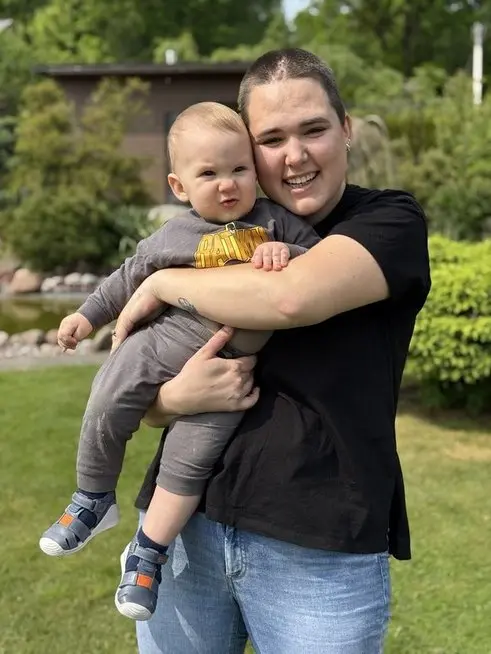 Eglė su sūnumi Tauru (nuotr. asm. archyvo) Eglė su sūnumi Tauru (nuotr. asm. archyvo)