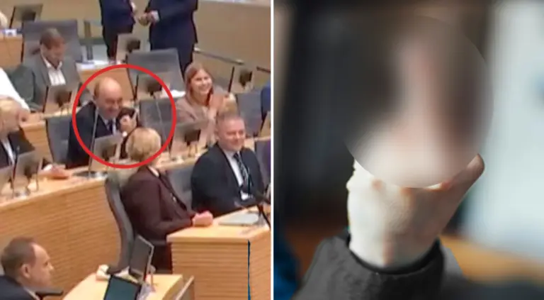 Balsuojant dėl Ruginienės – Drukteinio akibrokštas: konservatoriams parodė vidurinį pirštą