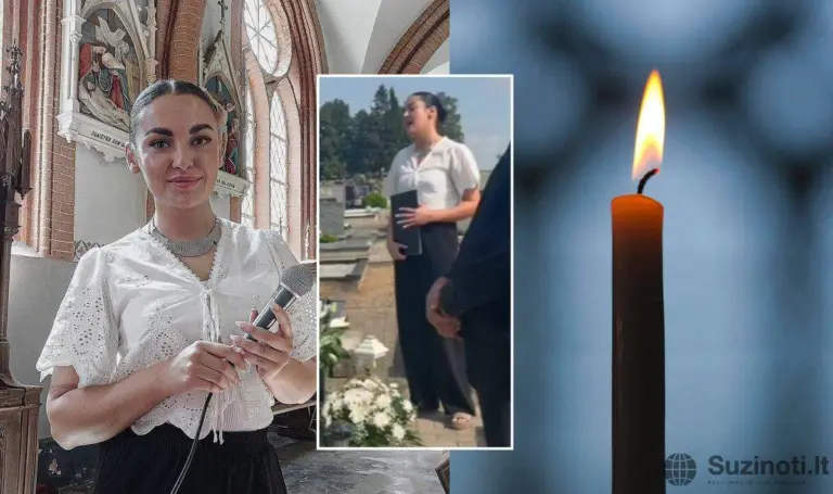 Plinta širdį draskanti scena prie berniuko kapo Lietuvoje: giedanti atlikėja vos pati sulaikė ašaras