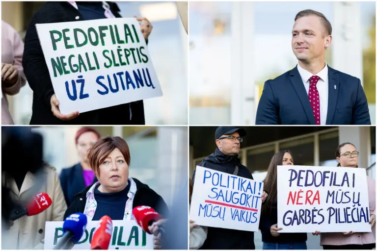 „Pedofilas nėra garbės pilietis“: Vilniaus rajone įsiplieskė protestas