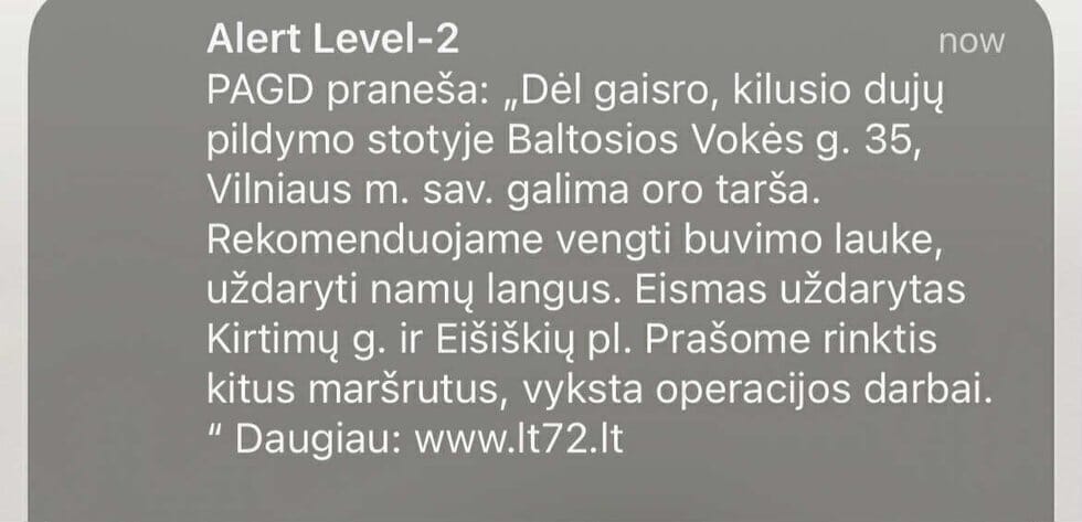 PAGD žinia vilniečiams PAGD žinia vilniečiams