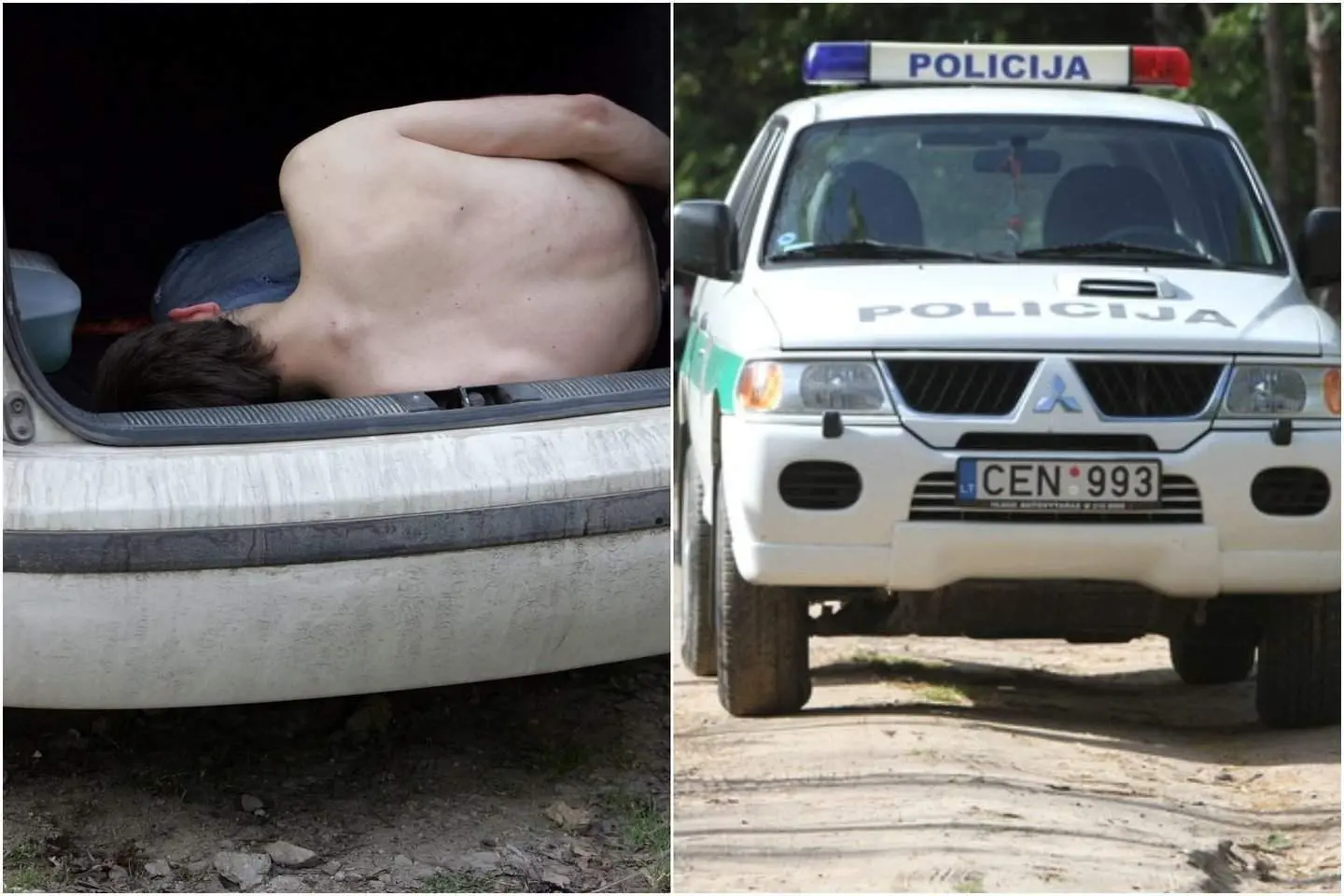 Siaubingi spąstai netoli Alytaus: emigrantas ir jo sėbras vežiojo auką BMW bagažinėje