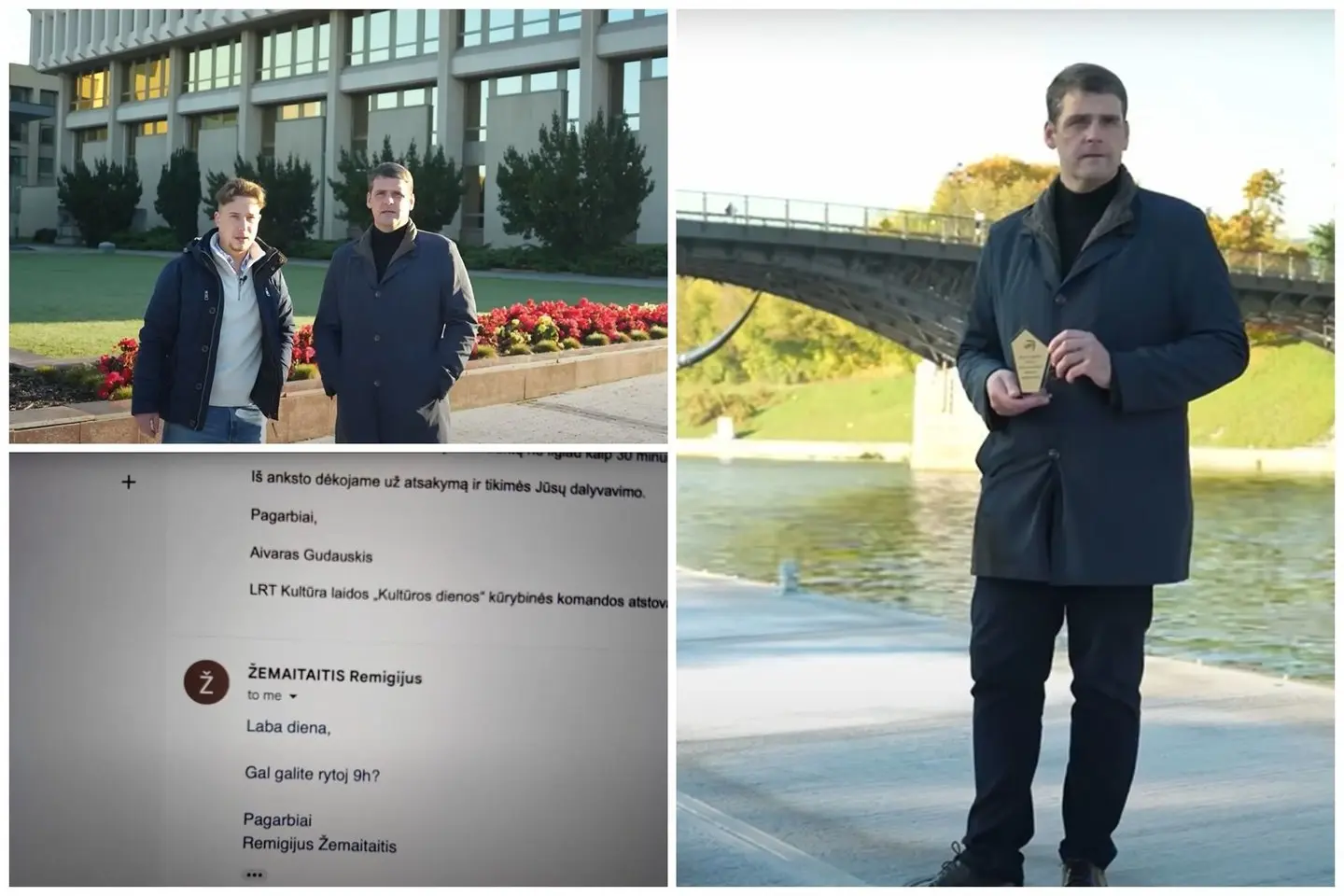 R. Žemaitaitis ir vėl pasimovė: davė interviu netikrai televizijai ir pasiėmė apdovanojimą „MULKIS“