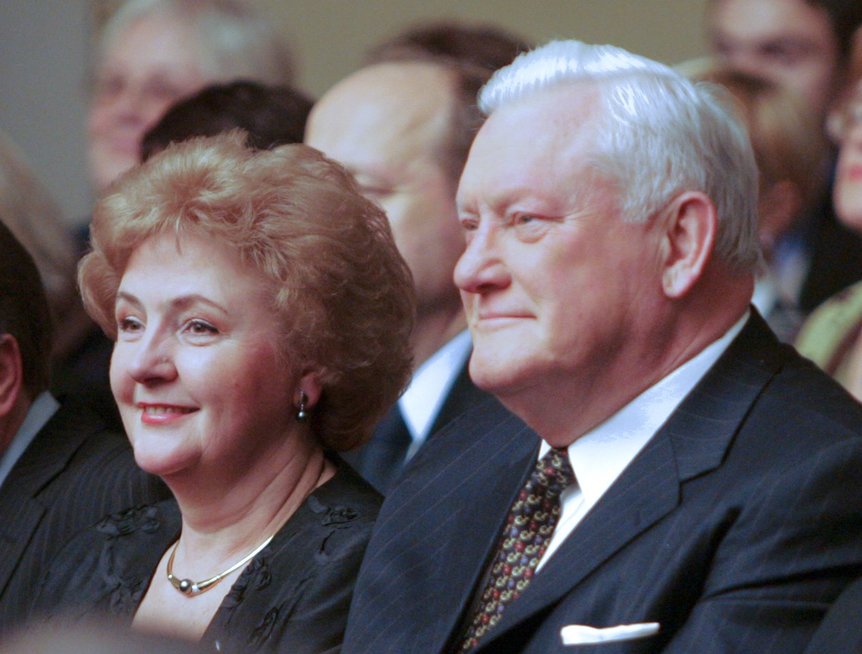 Kristina Brazauskienė ir Algirdas Brazauskas BNS Foto Kristina Brazauskienė ir Algirdas Brazauskas BNS Foto