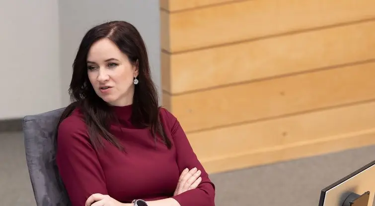 Ruginienė apkaltino opoziciją šantažu