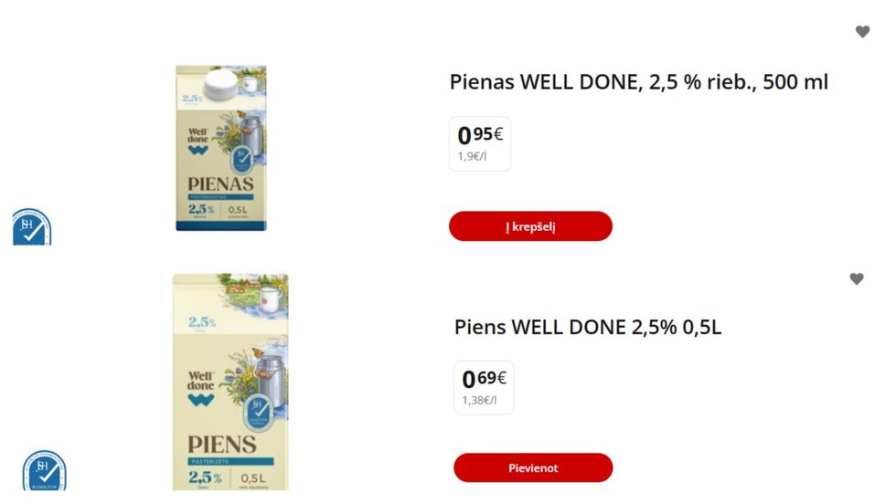 Pieno kainos (nuotr. tv3.lt) Pieno kainos (nuotr. tv3.lt)