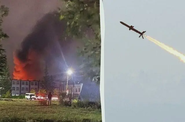 Ukrainiečiai keturiais „Neptūno“ raketų smūgiais pavertė šipuliais Briansko gamyklą