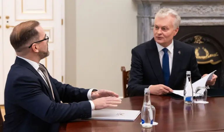 Po vizito pas Gitaną Nausėdą, jis pakomentavo, ką mano apie R. Kauno kandidatūrą