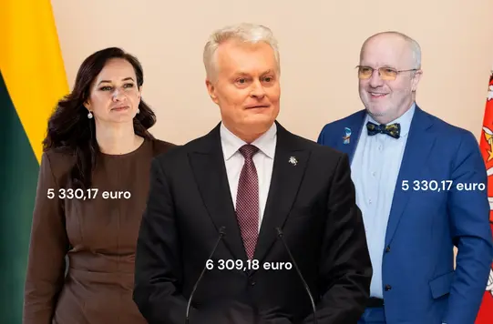 Paaiškėjo, kiek 2026-aisiais uždirbs Nausėda, Ruginienė, Olekas ir Seimo nariai: kai kurių algos pasieks penkiaženkles sumas