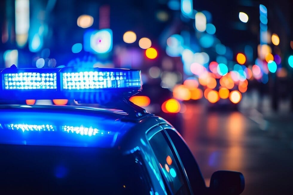 Policijos švyturėliai (Nuotr. 123rf.com)