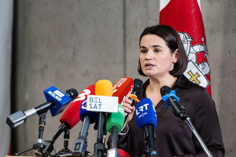 Sviatlana Cichanouskaja BNS Foto