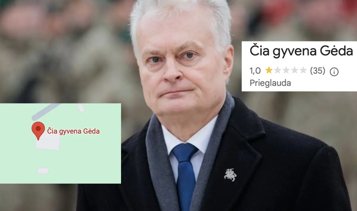 „Google Maps“: prezidento namai pervadinti „Čia gyvena Gėda“