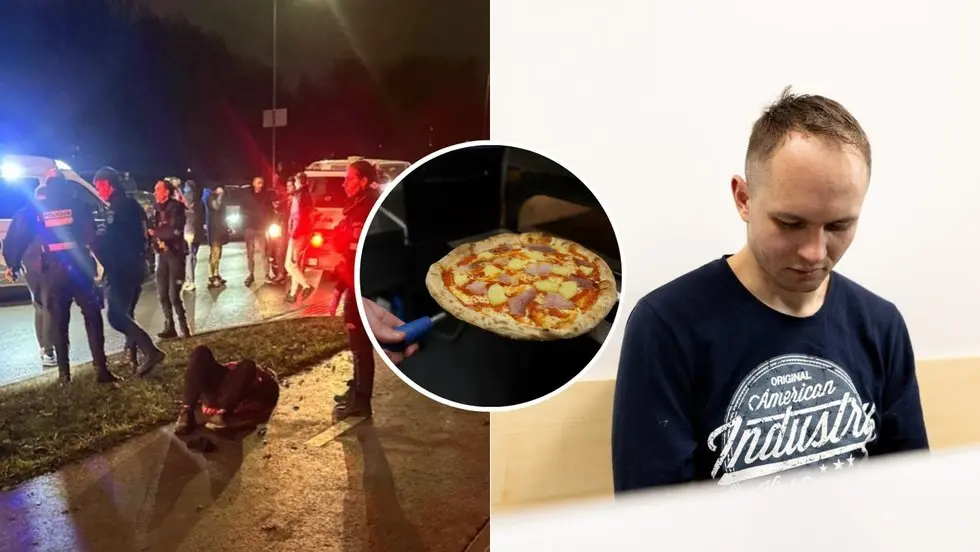 Nužudymais įtariamas Benas Mikutavičius anksčiau dirbo picerijoje (tv3.lt koliažas)