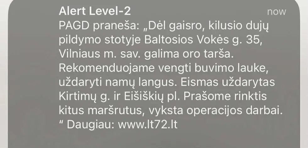 PAGD žinia vilniečiams PAGD žinia vilniečiams