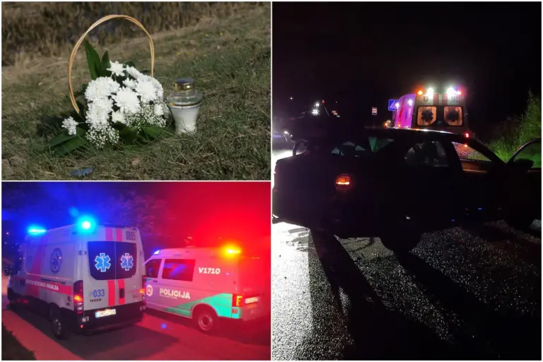 Nauji faktai apie tragišką avariją prie Marijampolės: jaunas kelių monstras pražudė 45-erių vyrą ir sužeidė paaugles dukras