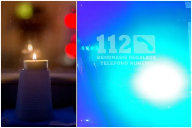 Siaubinga tragedija Vilniuje sunkvežimis prispaudė žmogų – ugniagesiai vyrą ištraukė: jis mirė