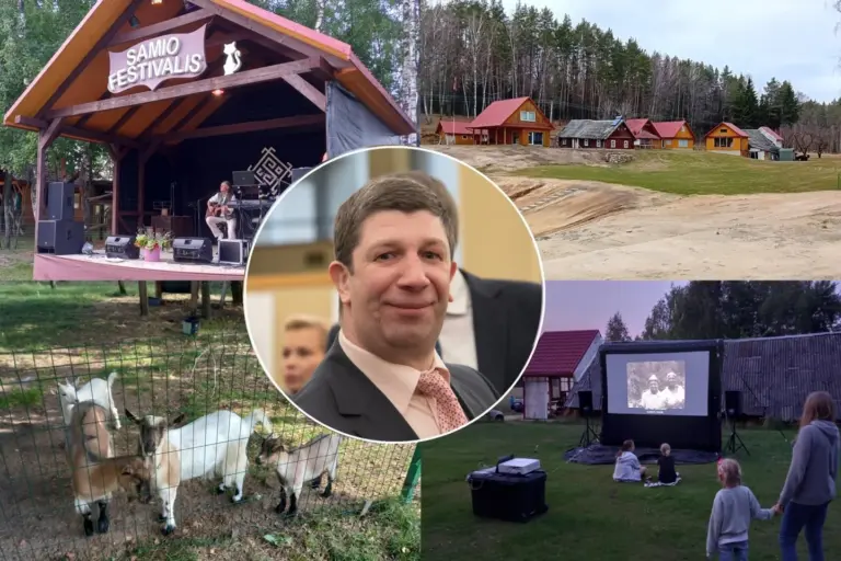 Iš viešumos dingęs A. Nedzinskas miestą iškeitė į kaimą: hektaro teritorijoje – ne tik scena, ožkos, bet ir SPA centriukas